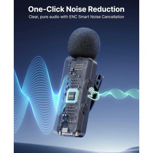 میکروفون یقه ای بی سیم بویا مدل V30 رابط Type C